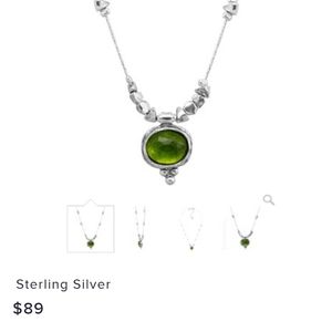 Silpada Peridot Daintree Pendant Necklace